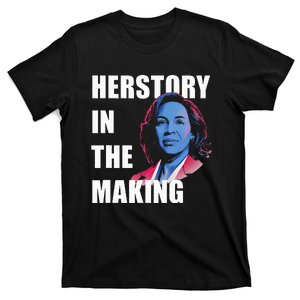 Herstory In The Making President American Flag Kamala Harris T-Shirt