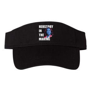 Herstory In The Making President American Flag Kamala Harris Valucap Bio-Washed Visor