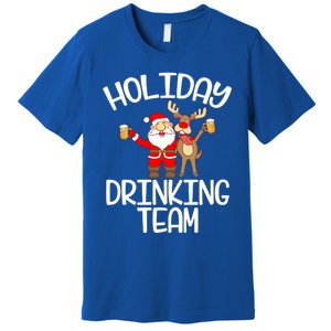 Holiday Ing Team Santa Claus Reindeer Xmas Cute Gift Premium T-Shirt