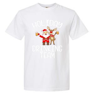 Holiday Ing Team Santa Claus Reindeer Xmas Cute Gift Garment-Dyed Heavyweight T-Shirt