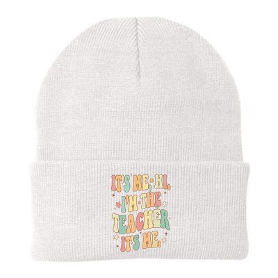 Hi Im The Teacher Its Me Funny Teacher Gift Beanie
