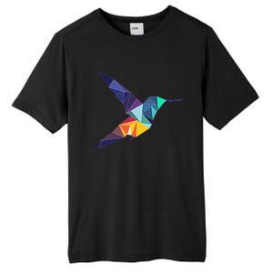 Hummingbird In The Pocket Watercolor Hummingbird Tall Fusion ChromaSoft Performance T-Shirt