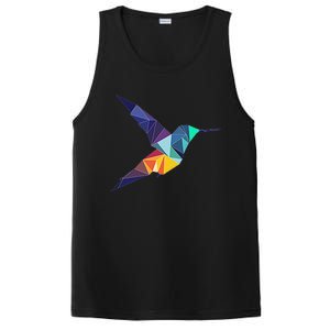 Hummingbird In The Pocket Watercolor Hummingbird PosiCharge Competitor Tank