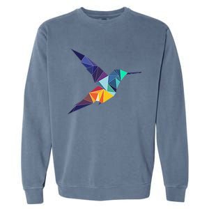 Hummingbird In The Pocket Watercolor Hummingbird Garment-Dyed Sweatshirt