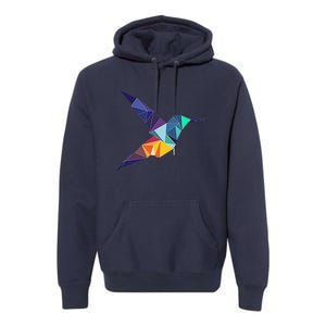 Hummingbird In The Pocket Watercolor Hummingbird Premium Hoodie