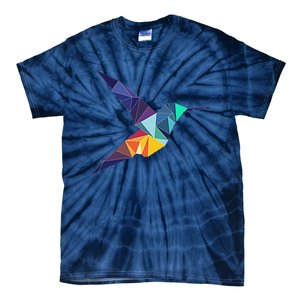 Hummingbird In The Pocket Watercolor Hummingbird Tie-Dye T-Shirt