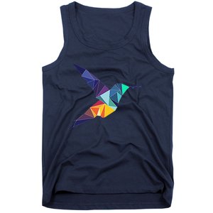 Hummingbird In The Pocket Watercolor Hummingbird Tank Top