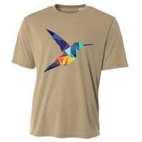 Hummingbird In The Pocket Watercolor Hummingbird Cooling Performance Crew T-Shirt