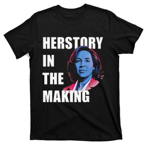 Herstory In The Making President American Flag Kamala Harris T-Shirt