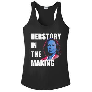 Herstory In The Making President American Flag Kamala Harris Ladies PosiCharge Competitor Racerback Tank