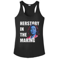 Herstory In The Making President American Flag Kamala Harris Ladies PosiCharge Competitor Racerback Tank