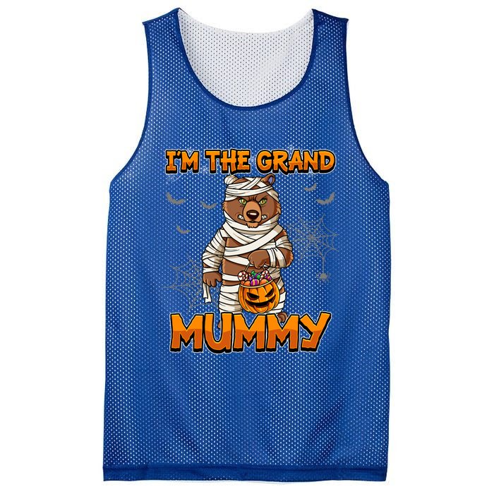 Halloween IM The Grand Mummy Grandma Halloween Great Gift Mesh Reversible Basketball Jersey Tank