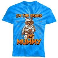 Halloween IM The Grand Mummy Grandma Halloween Great Gift Kids Tie-Dye T-Shirt