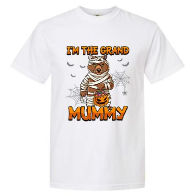 Halloween IM The Grand Mummy Grandma Halloween Great Gift Garment-Dyed Heavyweight T-Shirt