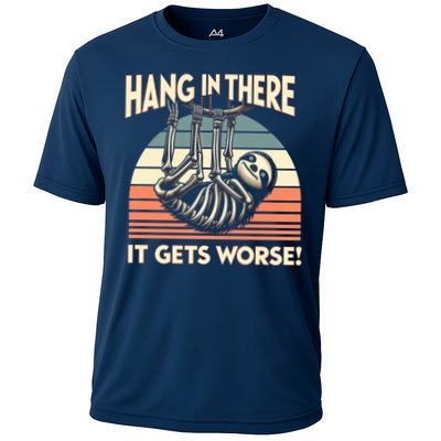 Hang In There It Gets Worse Cooling Performance Crew T-Shirt