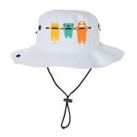 Hang In There Cat Sloth And Koala Cute Bucket Hat