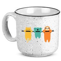 Hang In There Cat Sloth And Koala Cute 15oz Campfire Ceramic Mug