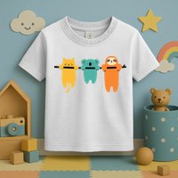 Hang In There Cat Sloth And Koala Cute Toddler T-Shirt