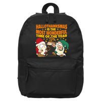 Hallothanksmas Is The Most Wonderful Time Of The Year Holiday Gnomes 16 in Basic Backpack