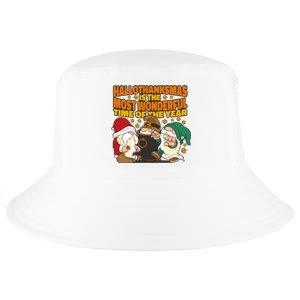 Hallothanksmas Is The Most Wonderful Time Of The Year Holiday Gnomes Cool Comfort Performance Bucket Hat