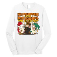 Hallothanksmas Is The Most Wonderful Time Of The Year Holiday Gnomes Long Sleeve Shirt