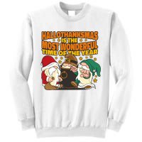 Hallothanksmas Is The Most Wonderful Time Of The Year Holiday Gnomes Sweatshirt