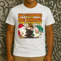 Hallothanksmas Is The Most Wonderful Time Of The Year Holiday Gnomes T-Shirt