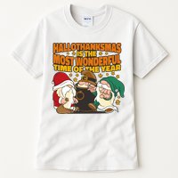 Hallothanksmas Is The Most Wonderful Time Of The Year Holiday Gnomes Tall T-Shirt