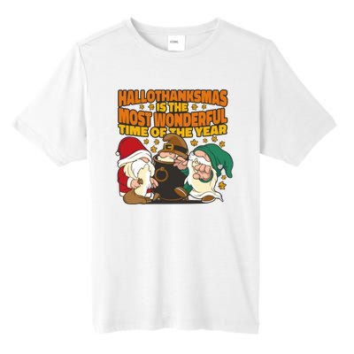 Hallothanksmas Is The Most Wonderful Time Of The Year Holiday Gnomes Tall Fusion ChromaSoft Performance T-Shirt