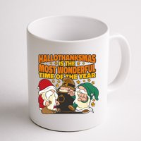 Hallothanksmas Is The Most Wonderful Time Of The Year Holiday Gnomes Mug