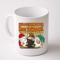 Hallothanksmas Is The Most Wonderful Time Of The Year Holiday Gnomes Mug