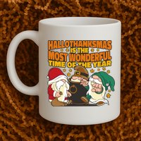 Hallothanksmas Is The Most Wonderful Time Of The Year Holiday Gnomes Mug