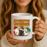 Hallothanksmas Is The Most Wonderful Time Of The Year Holiday Gnomes Mug