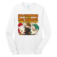 Hallothanksmas Is The Most Wonderful Time Of The Year Holiday Gnomes Tall Long Sleeve T-Shirt