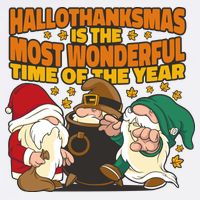 Hallothanksmas Is The Most Wonderful Time Of The Year Holiday Gnomes Youth Performance Sprint T-Shirt
