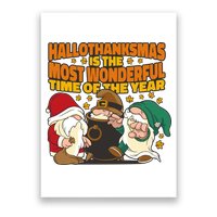 Hallothanksmas Is The Most Wonderful Time Of The Year Holiday Gnomes Poster