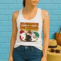 Hallothanksmas Is The Most Wonderful Time Of The Year Holiday Gnomes Womens Tank Top