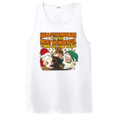 Hallothanksmas Is The Most Wonderful Time Of The Year Holiday Gnomes PosiCharge Competitor Tank