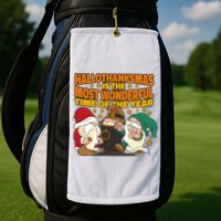 Hallothanksmas Is The Most Wonderful Time Of The Year Holiday Gnomes Golf Towel