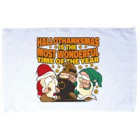 Hallothanksmas Is The Most Wonderful Time Of The Year Holiday Gnomes Microfiber Hand Towel