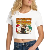 Hallothanksmas Is The Most Wonderful Time Of The Year Holiday Gnomes Crop Top