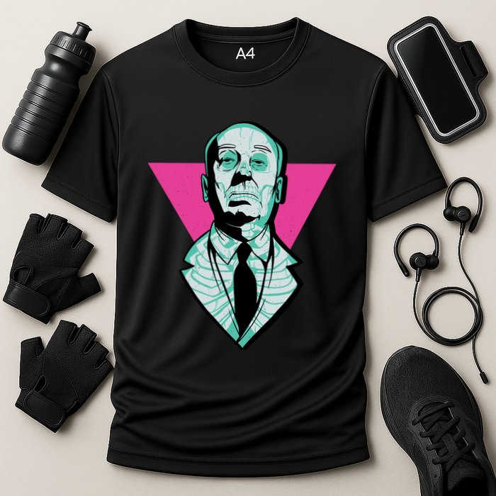 Hitchcock Neon Skull Cooling Performance Crew T-Shirt