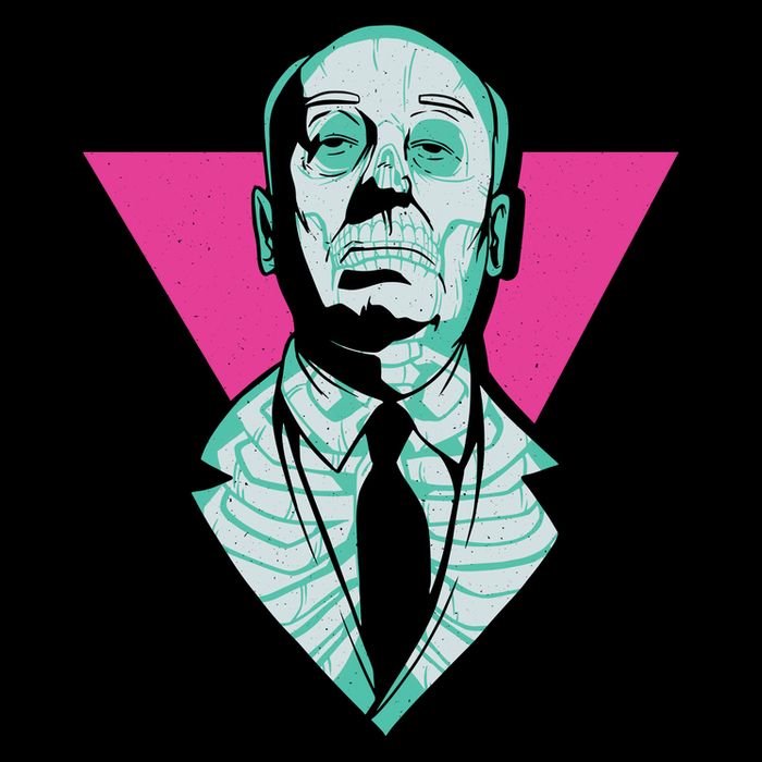 Hitchcock Neon Skull Cooling Performance Crew T-Shirt