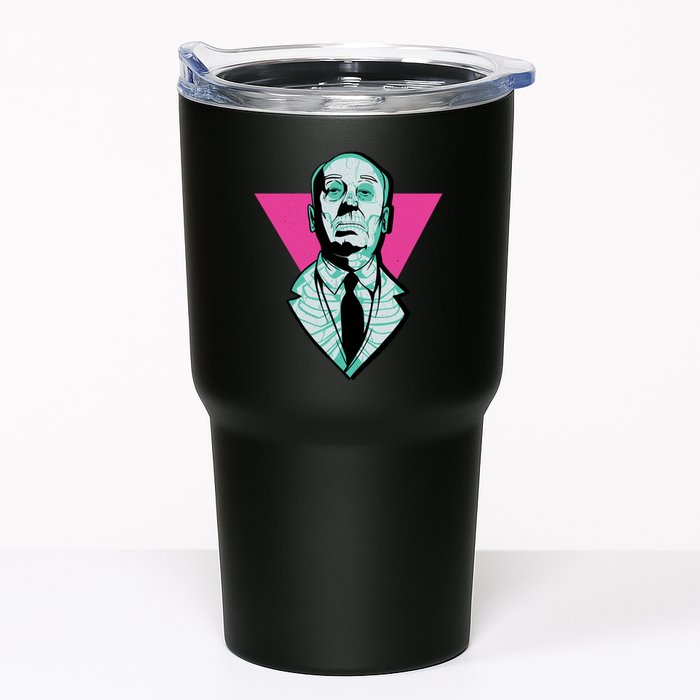 Hitchcock Neon Skull Tumbler