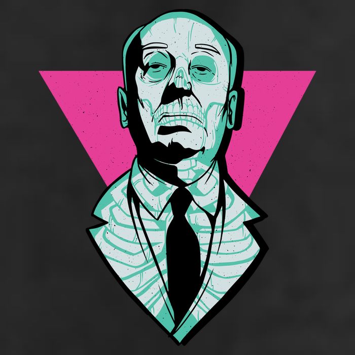 Hitchcock Neon Skull Tumbler