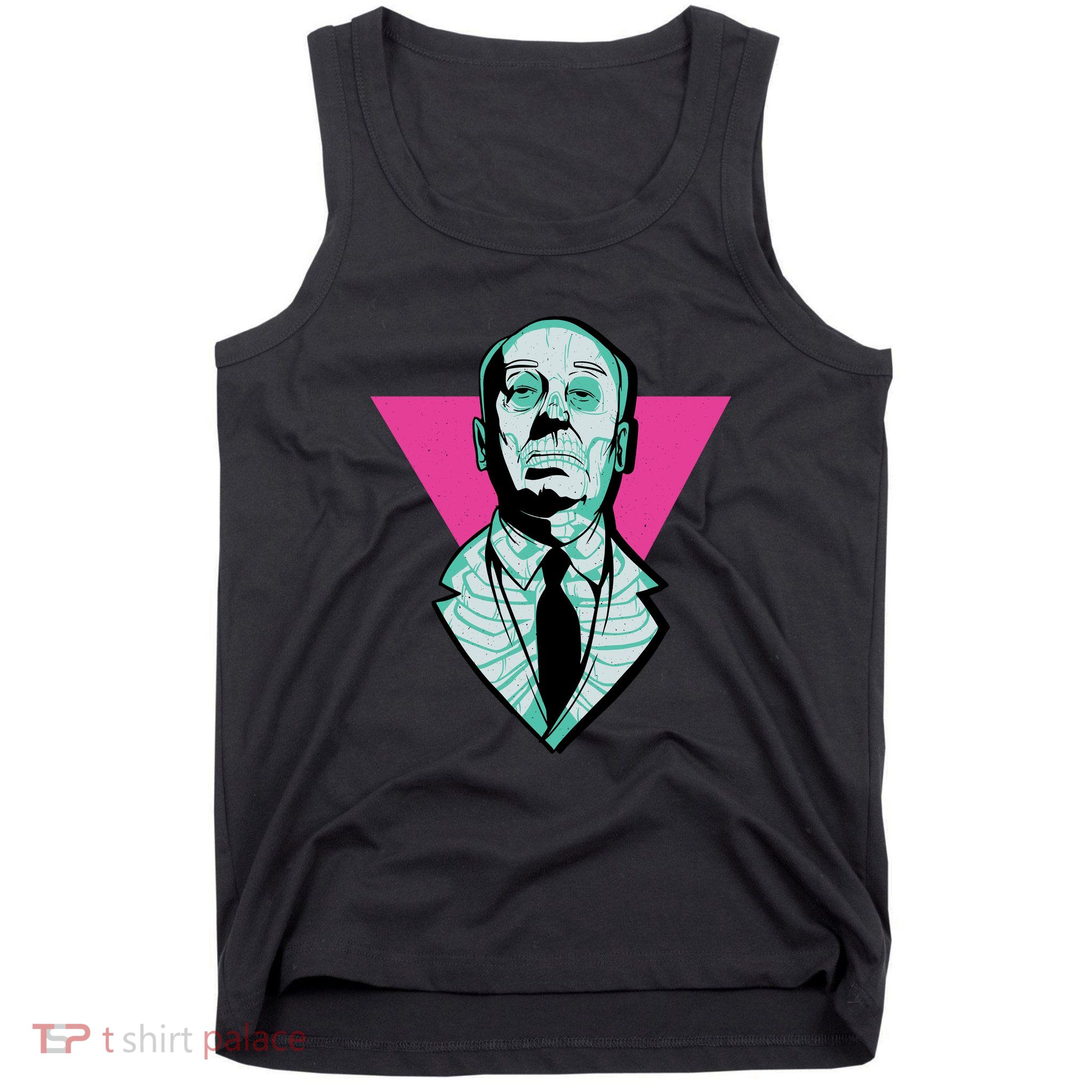 Hitchcock Neon Skull Tank Top
