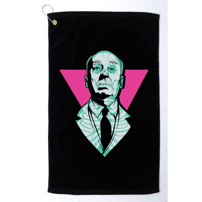 Hitchcock Neon Skull Golf Towel