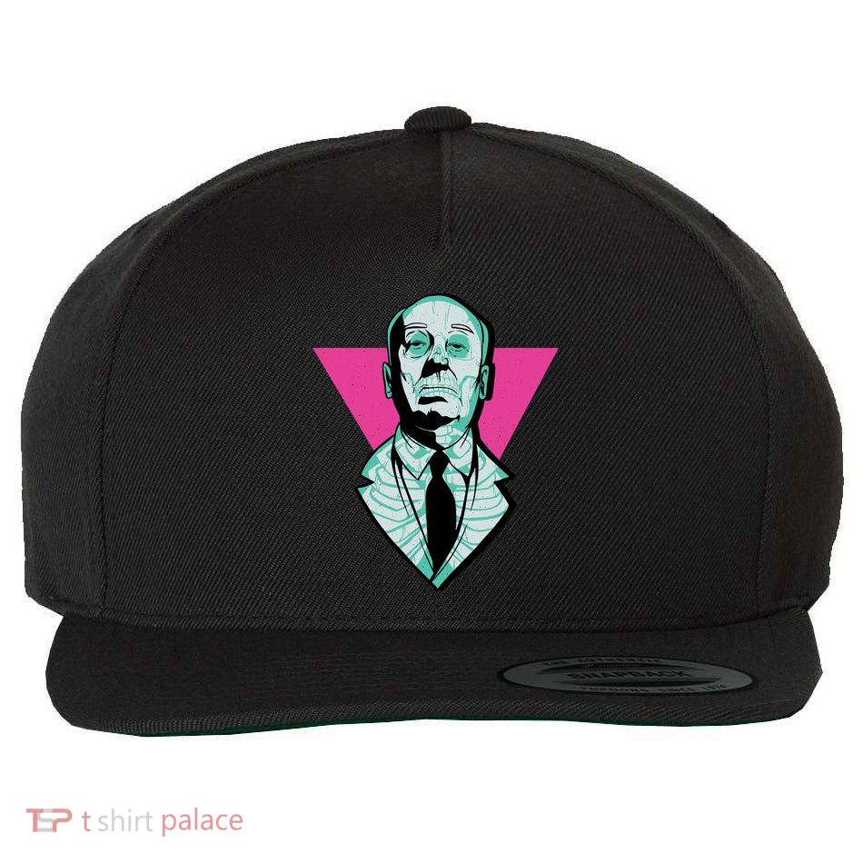 Hitchcock Neon Skull Wool Snapback Cap