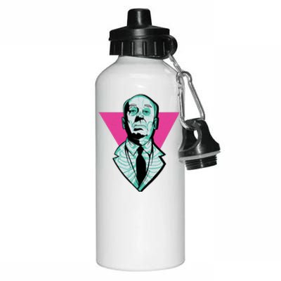 Hitchcock Neon Skull Aluminum Water Bottle 