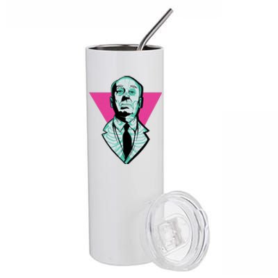 Hitchcock Neon Skull Stainless Steel Tumbler